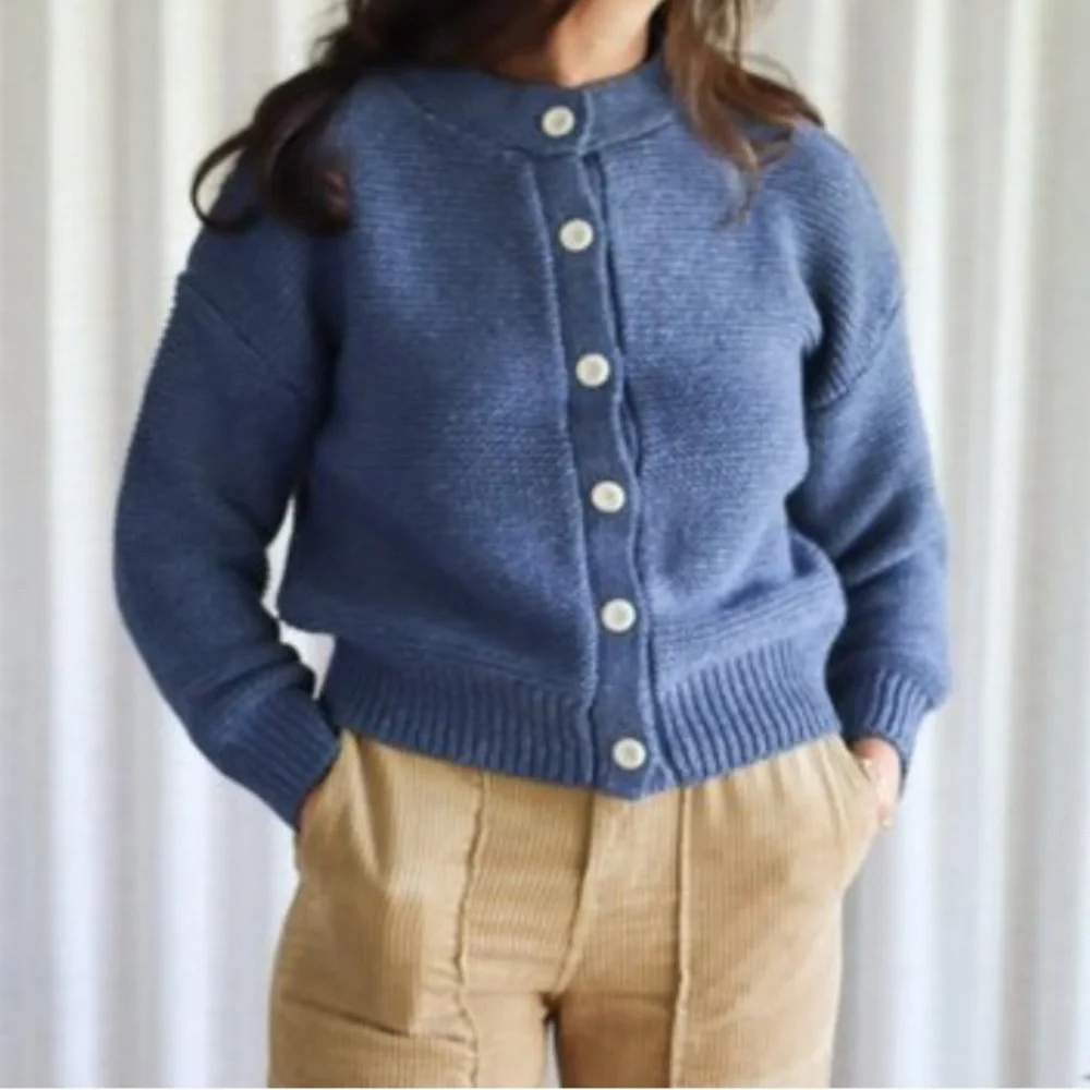 Alex Mill Blue Nico Cardigan - Picture 7 of 7